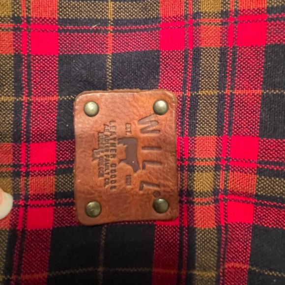 Will Leather Goods Chestnut Leather Messenger Bag + Laptop Sleeve - Picture 9 of 9